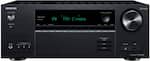 Front. Onkyo - TX-NR6100 7.2 Channel THX Certified Network A/V Receiver - Black.