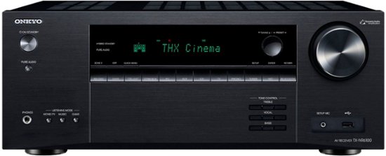 Onkyo - TX-NR6100 7.2 Channel THX Certified Network A/V Receiver - Black