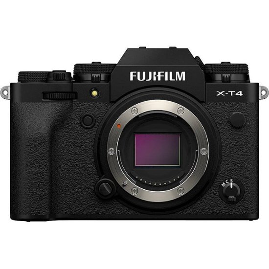 Front Zoom. Fujifilm - X Series X-T4 Mirrorless Camera (Body Only) - Black.