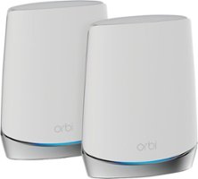 NETGEAR - Orbi 750 Series AX4200 Tri-Band Mesh Wi-Fi 6 System (2-pack) - White - Front_Zoom