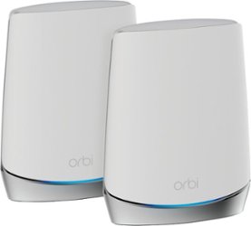NETGEAR - Orbi AX4200 Tri-Band Mesh Wi-Fi 6 System (2-pack) - White - Front_Zoom