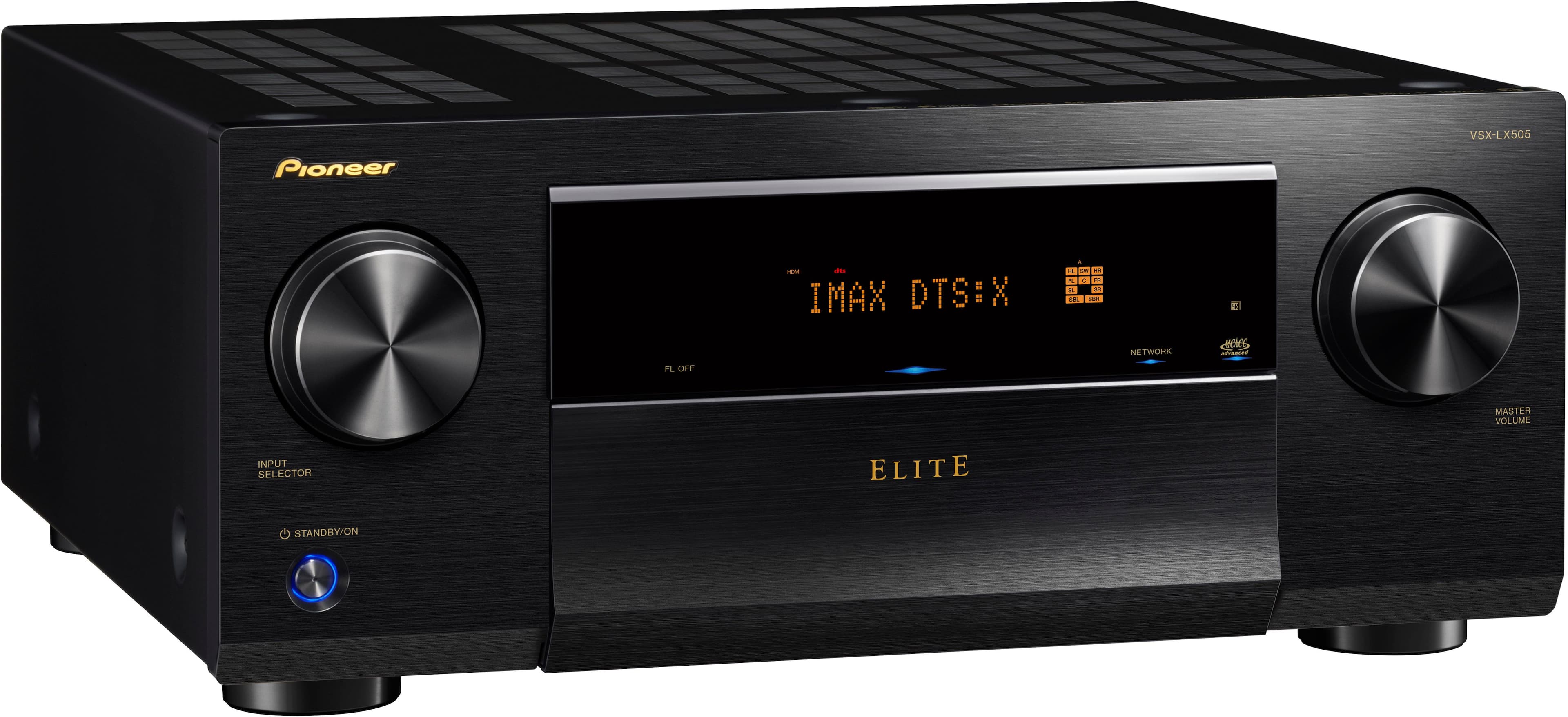 Angle. Pioneer Elite - VSX-LX505 9.2 Channel Network AV Receiver with Bluetooth - Black.