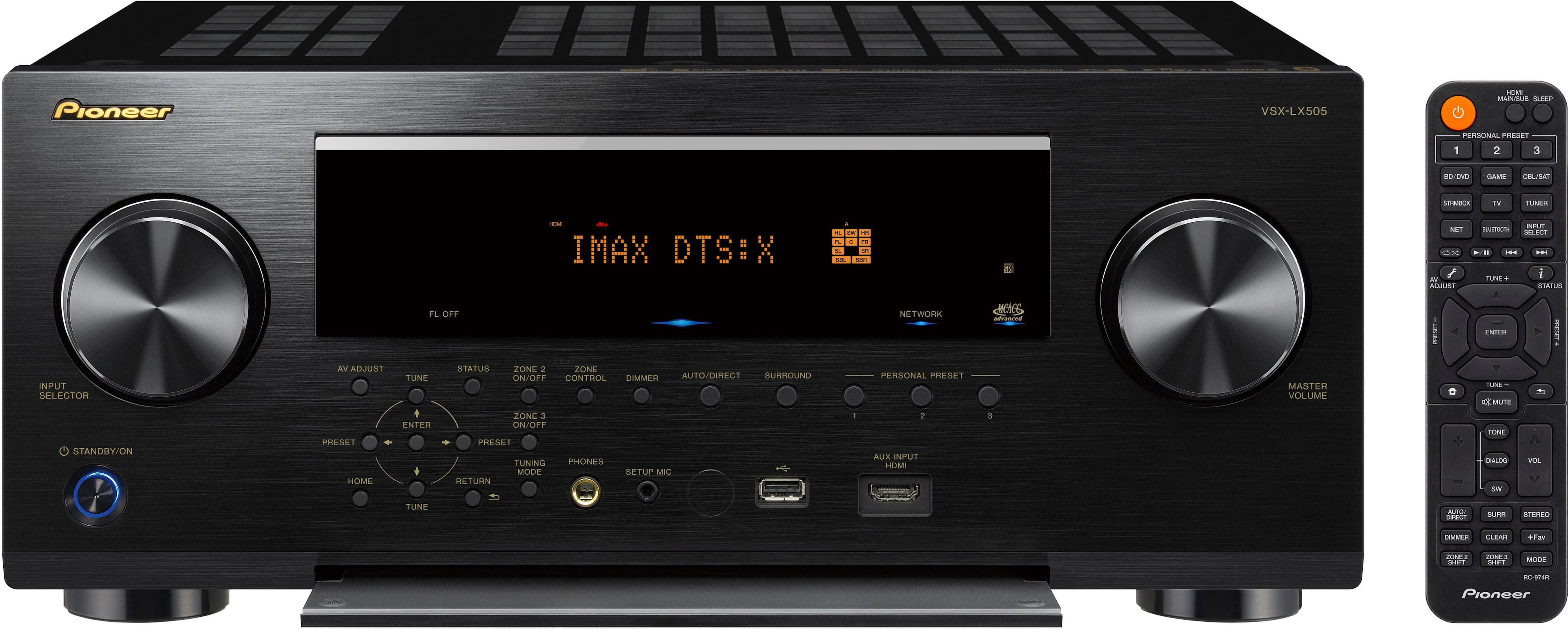 Alt View 11. Pioneer Elite - VSX-LX505 9.2 Channel Network AV Receiver with Bluetooth - Black.