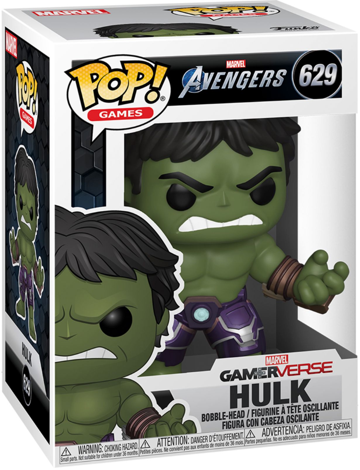 Hulk Bobble-Head #47759 Marvel Avengers Gamerverse Funko Pop Games