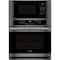 Frigidaire - Gallery Series 30" Double Electric Convection Wall Oven with Built-In Microwave-Front_Standard