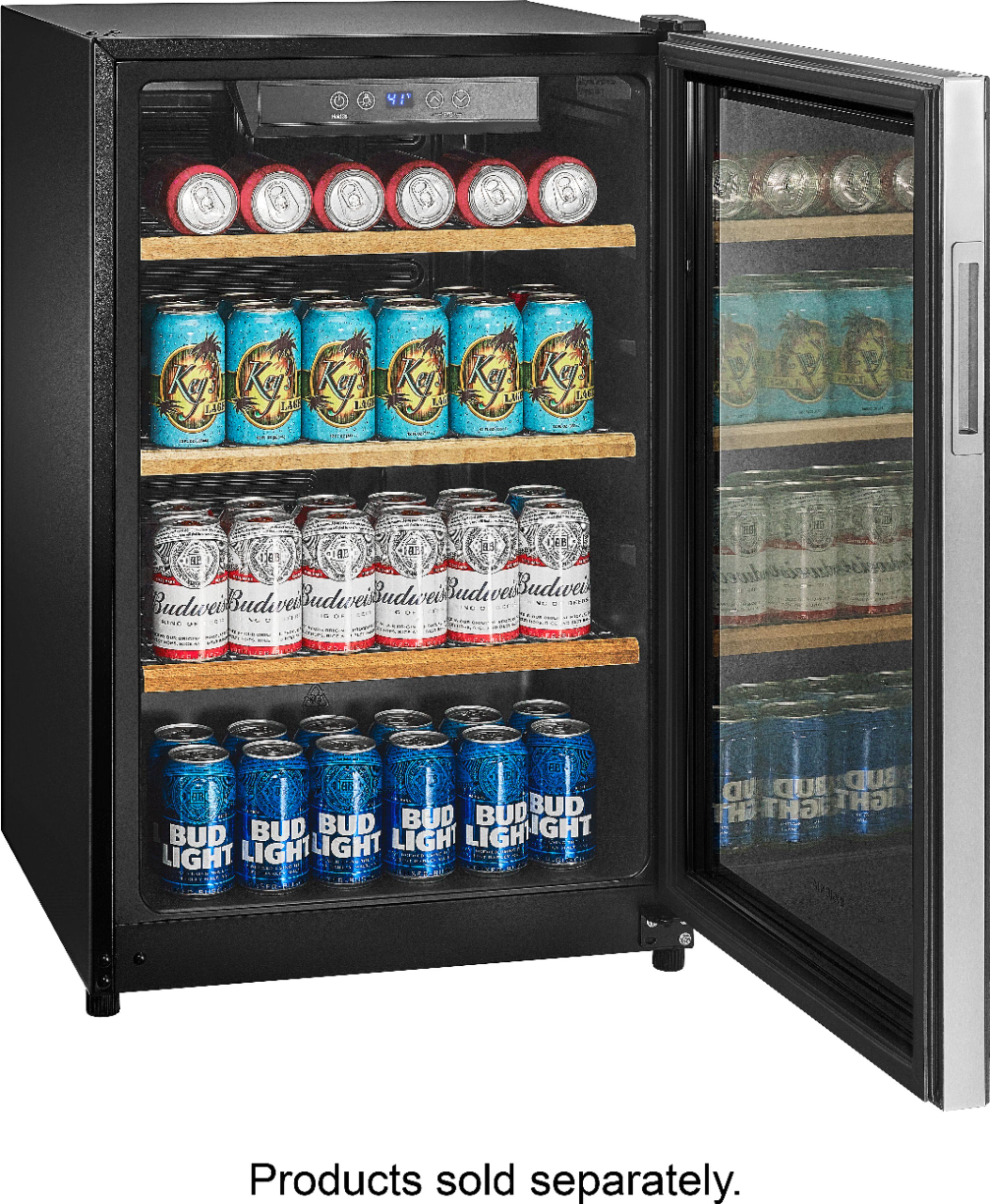 Insignia™ 130 Can Beverage Cooler Silver NSBC130GP1 Open Box Best Buy