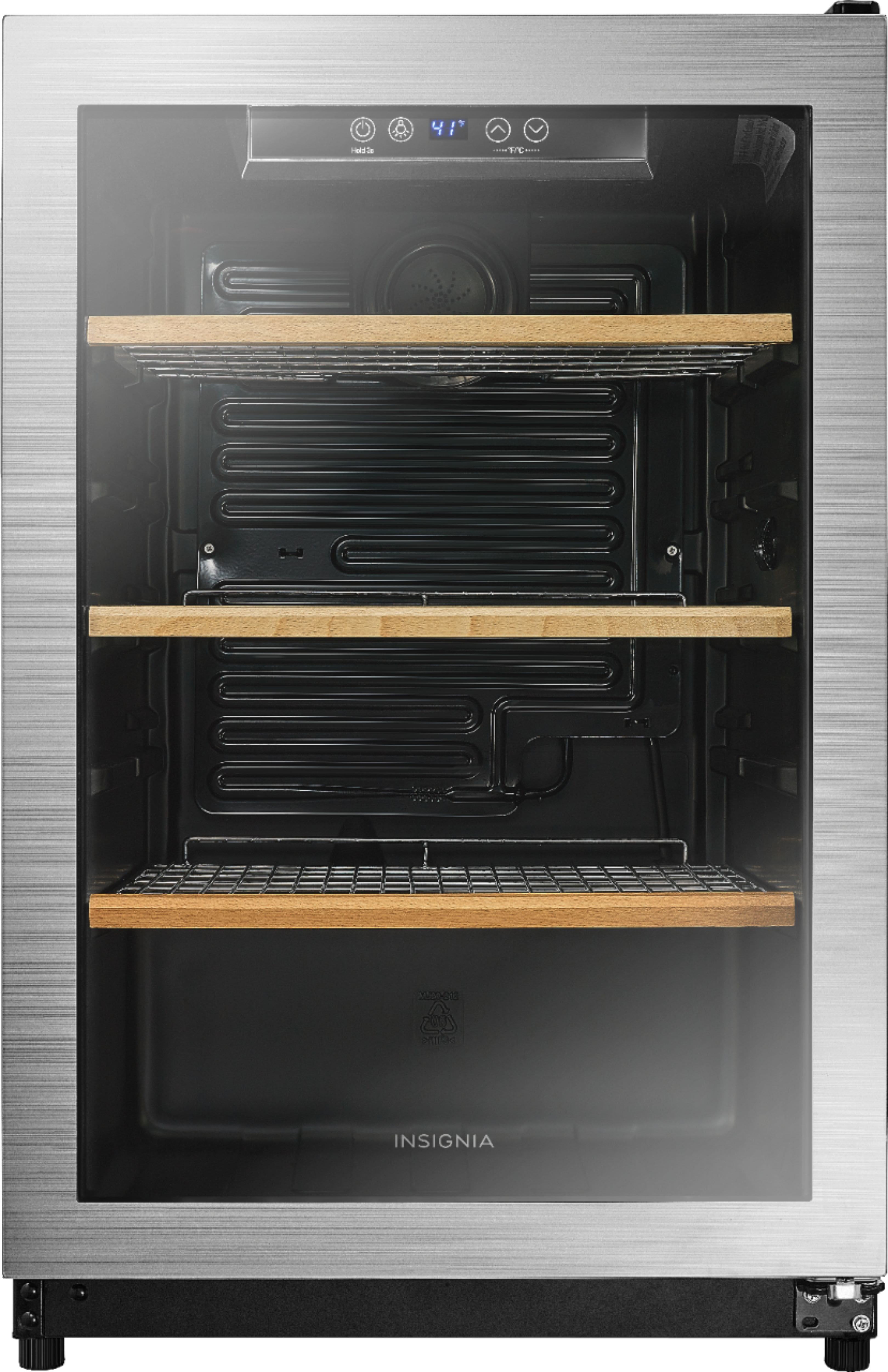 Alt View 16. Insignia™ - 130-Can Beverage Cooler - Silver.