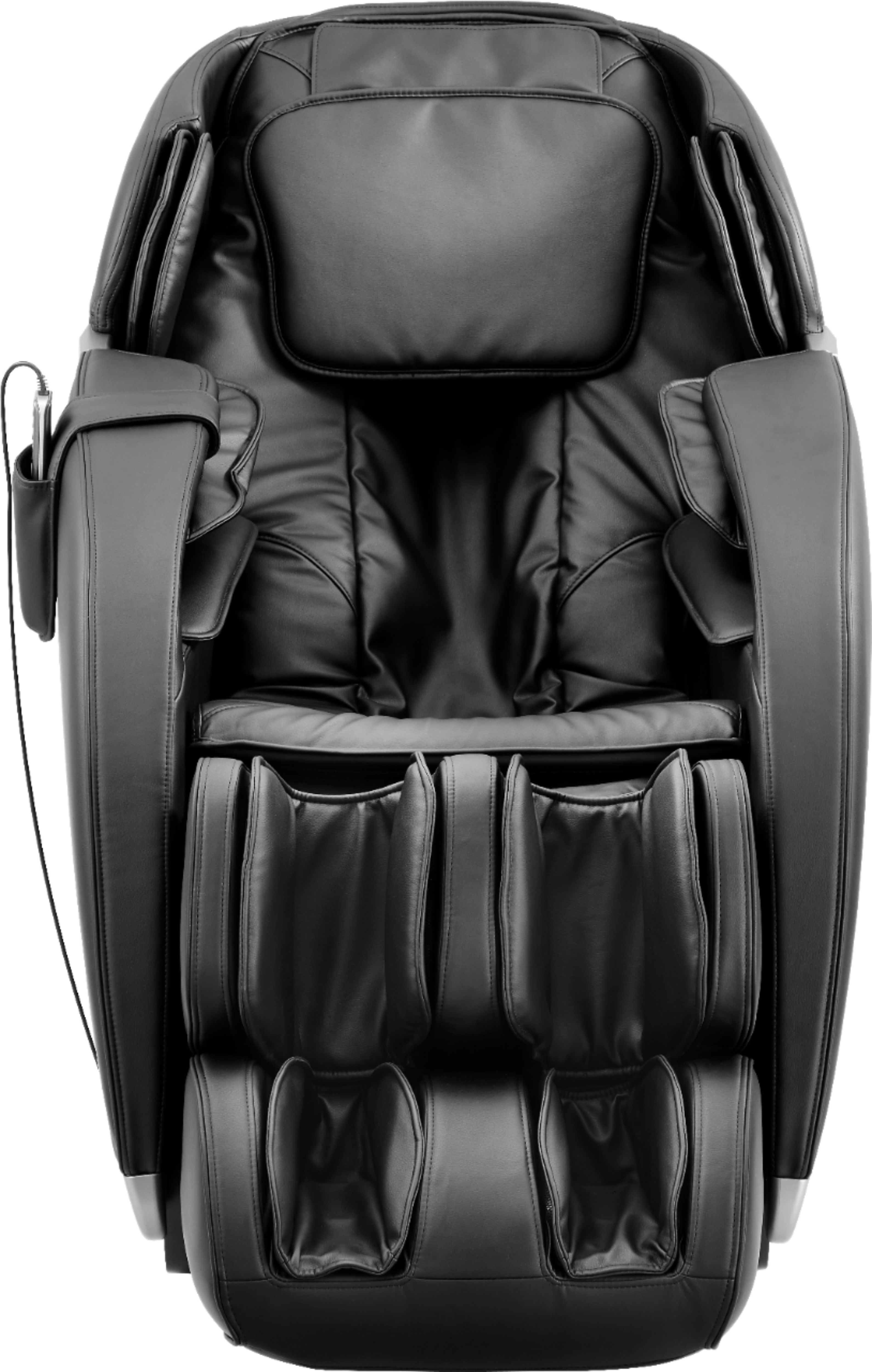 Angle View: Insignia™ - 2D Zero Gravity Full Body Massage Chair - Black with silver trim