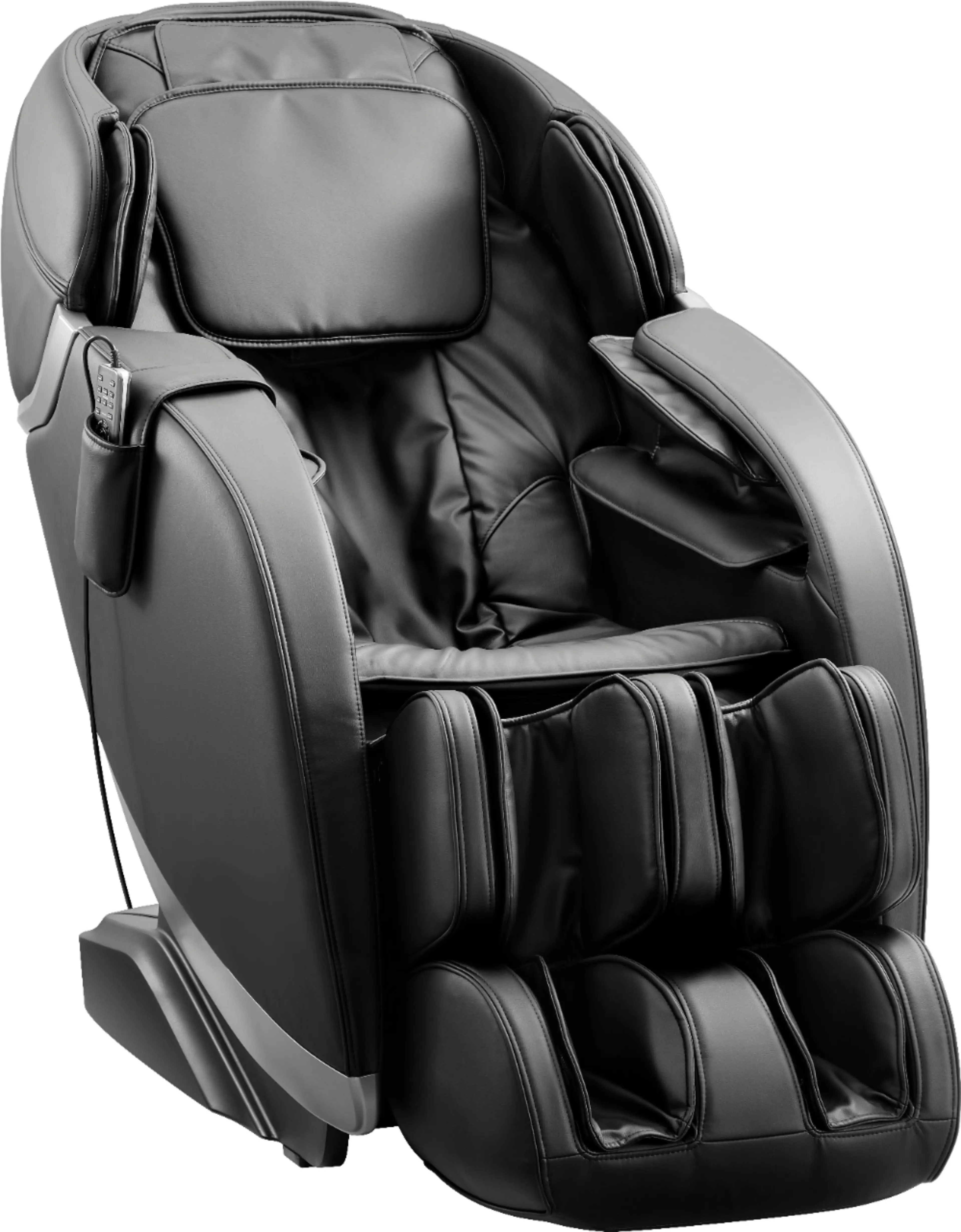 Insignia™ - 2D Zero Gravity Full Body Massage Chair - Black with silver trim
