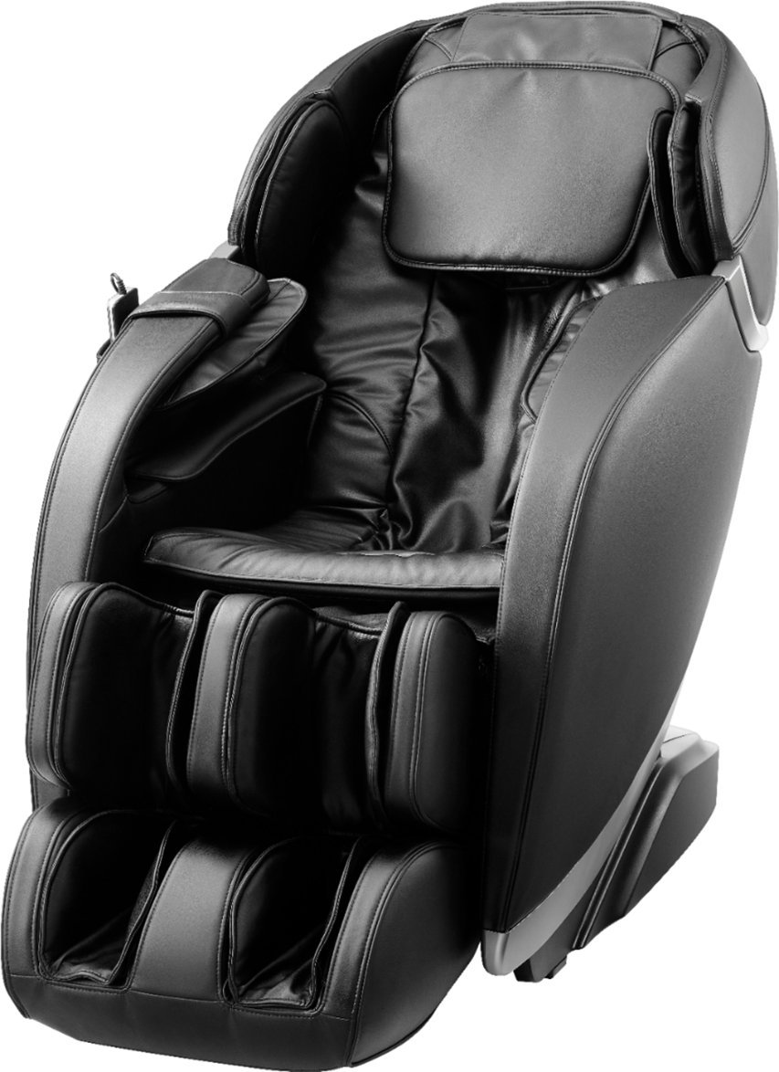 Zoom in on Alt View Zoom 17. Insignia™ - 2D Zero Gravity Full Body Massage Chair - Black with silver trim.