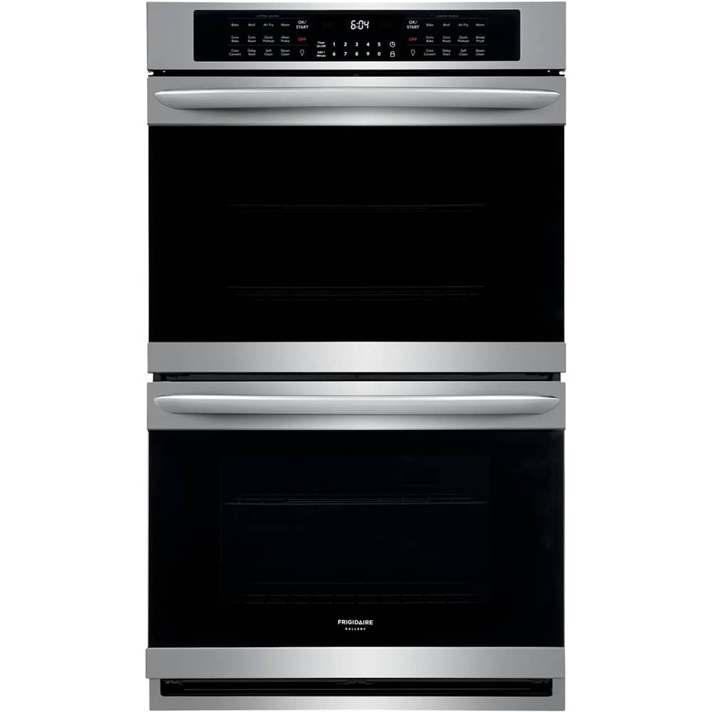 Front. Frigidaire - Gallery Series 30" Built-In Double Electric Air Fry Wall Oven.