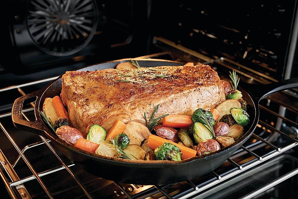 Alt View 15. Frigidaire - Gallery Series 30" Built-In Double Electric Air Fry Wall Oven.