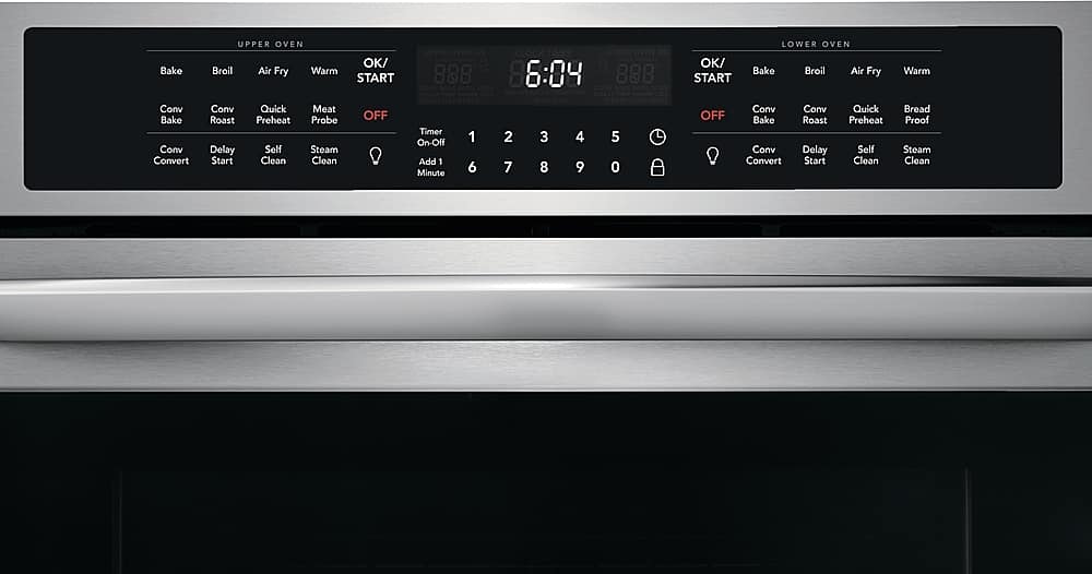 Alt View 23. Frigidaire - Gallery Series 30" Built-In Double Electric Air Fry Wall Oven.