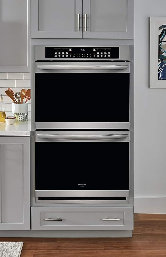 Alt View 29. Frigidaire - Gallery Series 30" Built-In Double Electric Air Fry Wall Oven.
