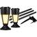 Front. ION Audio - TIKI Sounds Portable Speakers (2-Piece) - Black.