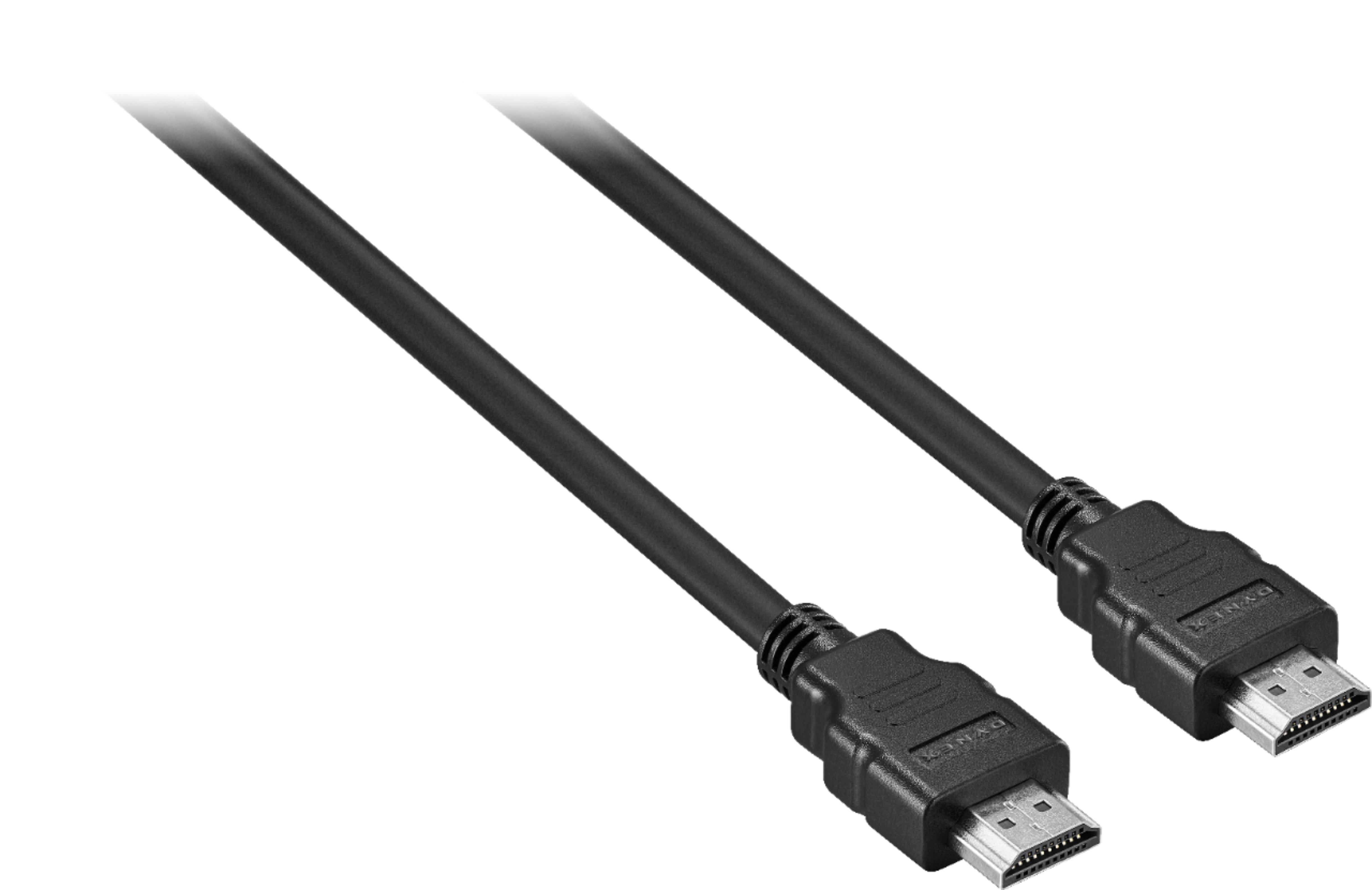 Left View: Dynex™ - 3' HDMI Cable - Black
