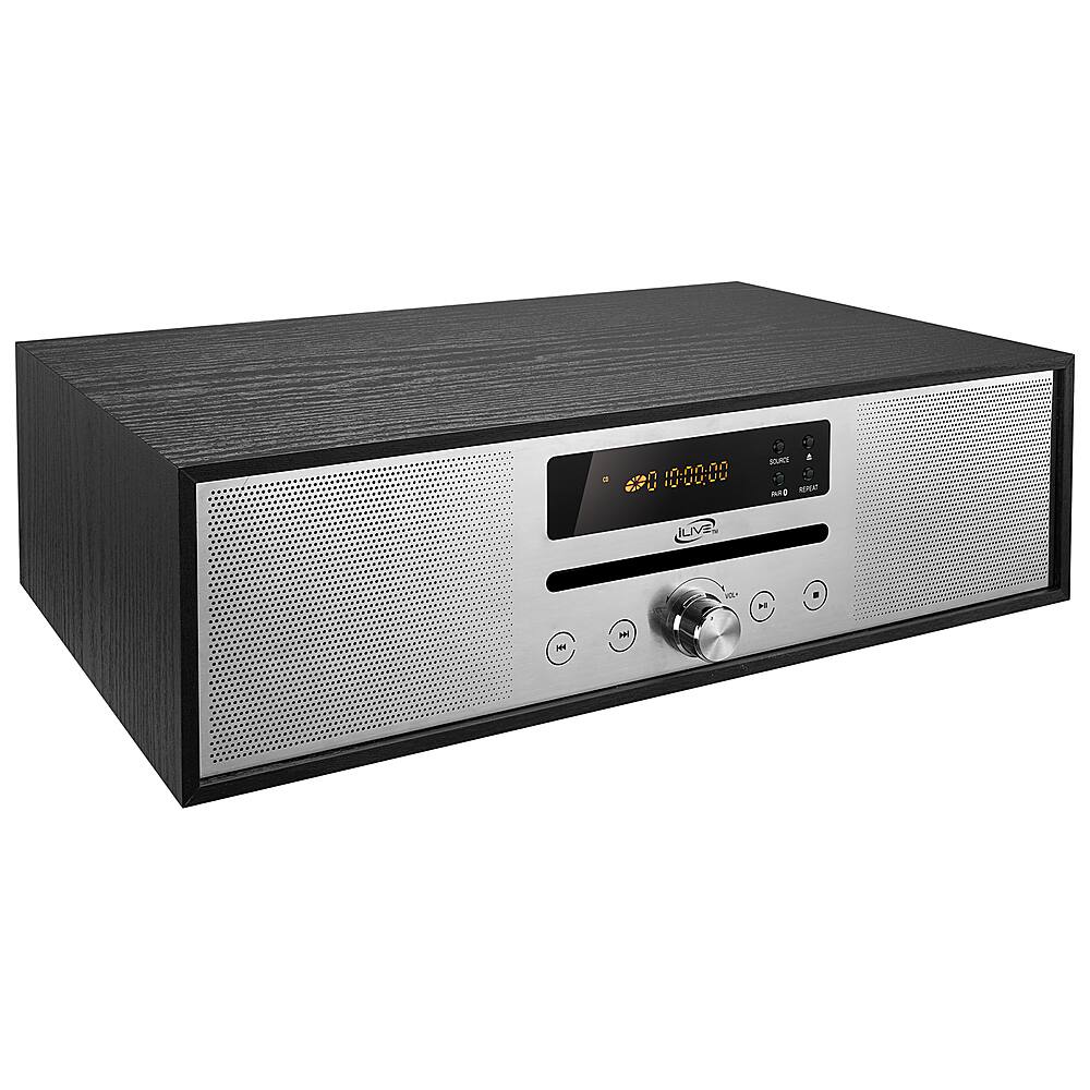 Back. iLive - iLive  Bluetooth CD Home Stereo System - Silver.