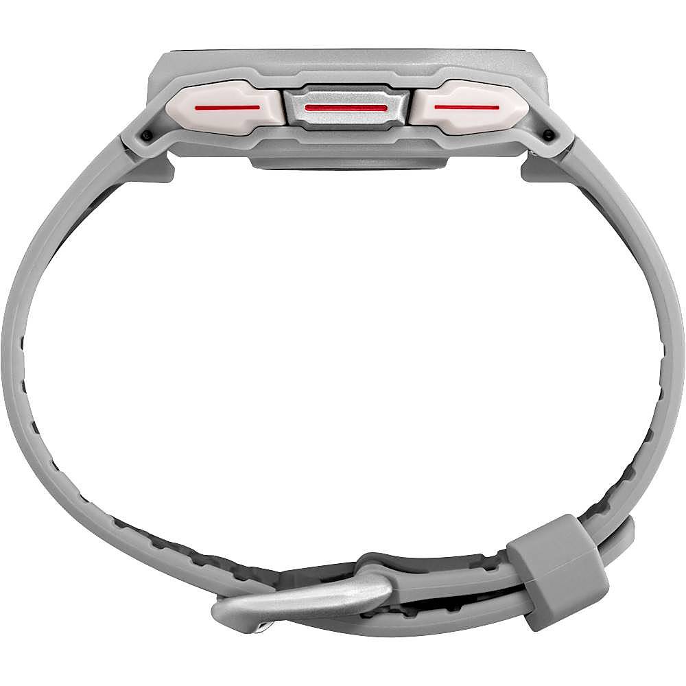 Left View: Timex - IRONMAN R300 GPS Sport Watch + Heart Rate - Light Gray