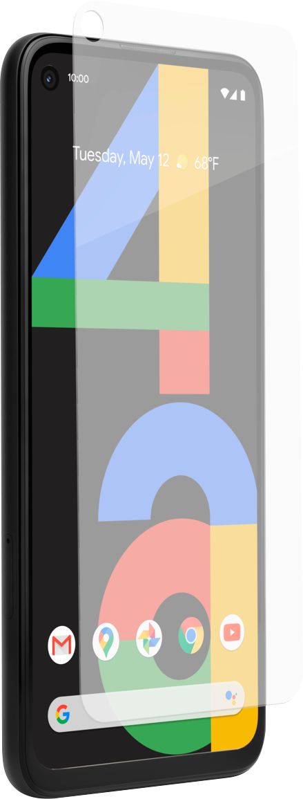 Angle View: ZAGG - InvisibleShield® Glass+ Screen Protector for Google Pixel 4a