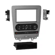 Front. Metra - Dash Kit for Select 2010-2014 Ford Mustang Vehicles - Matte Charcoal Black.