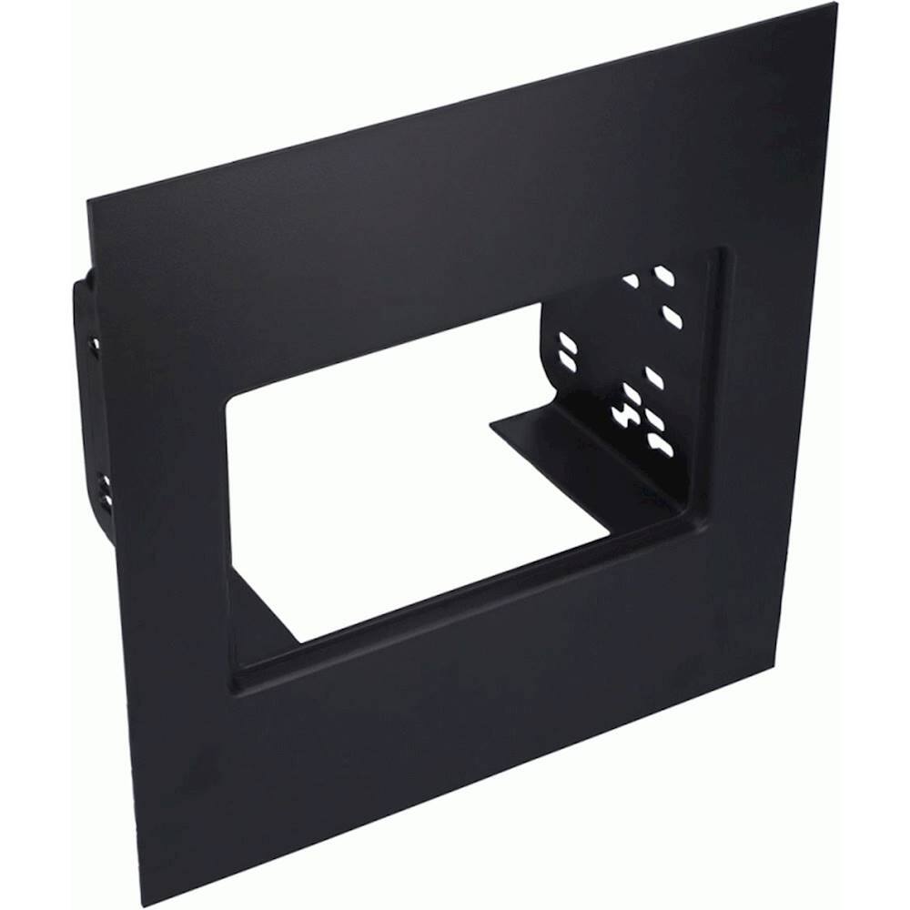 Angle. Metra - Double DIN Radio Kit for Most Vehicles - Black.
