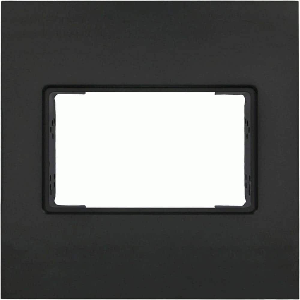 Front. Metra - Double DIN Radio Kit for Most Vehicles - Black.