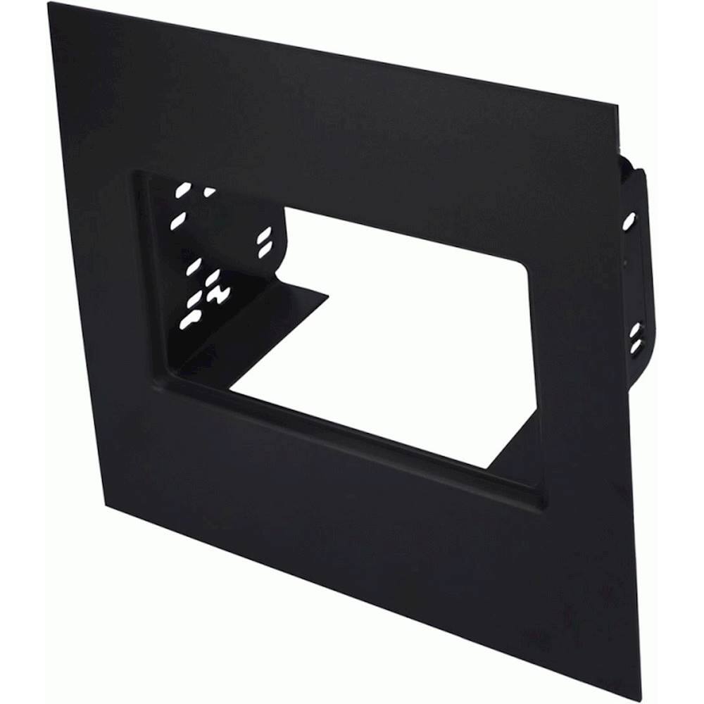 Left. Metra - Double DIN Radio Kit for Most Vehicles - Black.