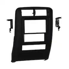 Front. Metra - Dash Kit for Select 1997-2001 Jeep Cherokee DDIN - Matte Black.
