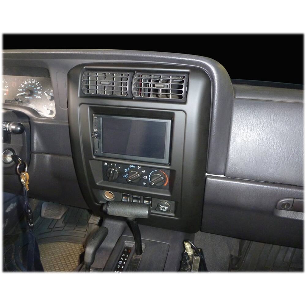 Alt View 11. Metra - Dash Kit for Select 1997-2001 Jeep Cherokee DDIN - Matte Black.