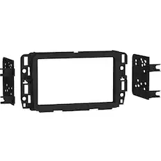 Front. Metra - Dash Kit for Select 2014-2015 Chevrolet Captiva DDIN - Matte Black.
