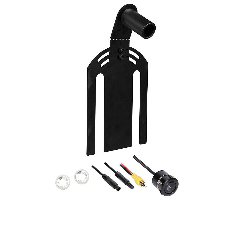 Left. Metra - Multi-Adjustable Bracket and Camera for Select Jeep Wrangler Vehicles - Black.