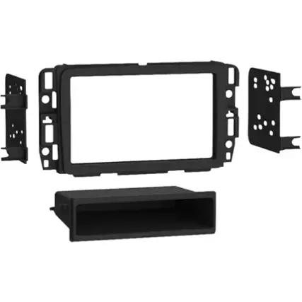 Front. Metra - Dash Kit for Select 2014-2015 Chevrolet Captiva Sport Vehicles - Matte Black.