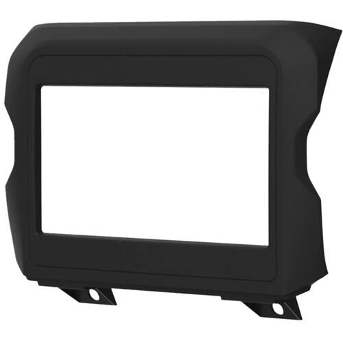 Alt View 12. Metra - Dash Kit for Select 2018-2023 Jeep Wrangler Gladiator Wrangler JL DIN DDIN - Matte Black.