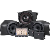 MB Quart - Polaris RZR (2014-current) 3 Speaker 800W Stage 3 Audio System - Integrates with Ride Command - Black - Front_Zoom