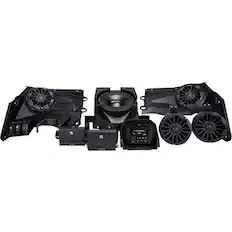 Front. MB Quart - Can-Am Maverick X3 (2017-current) 5 Speaker 800W Stage 5 Audio System - Black.
