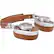 Alt View 14. Master & Dynamic - MH40 Wireless Over-the-Ear Headphones - Silver/Brown.