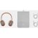 Alt View 16. Master & Dynamic - MH40 Wireless Over-the-Ear Headphones - Silver/Brown.