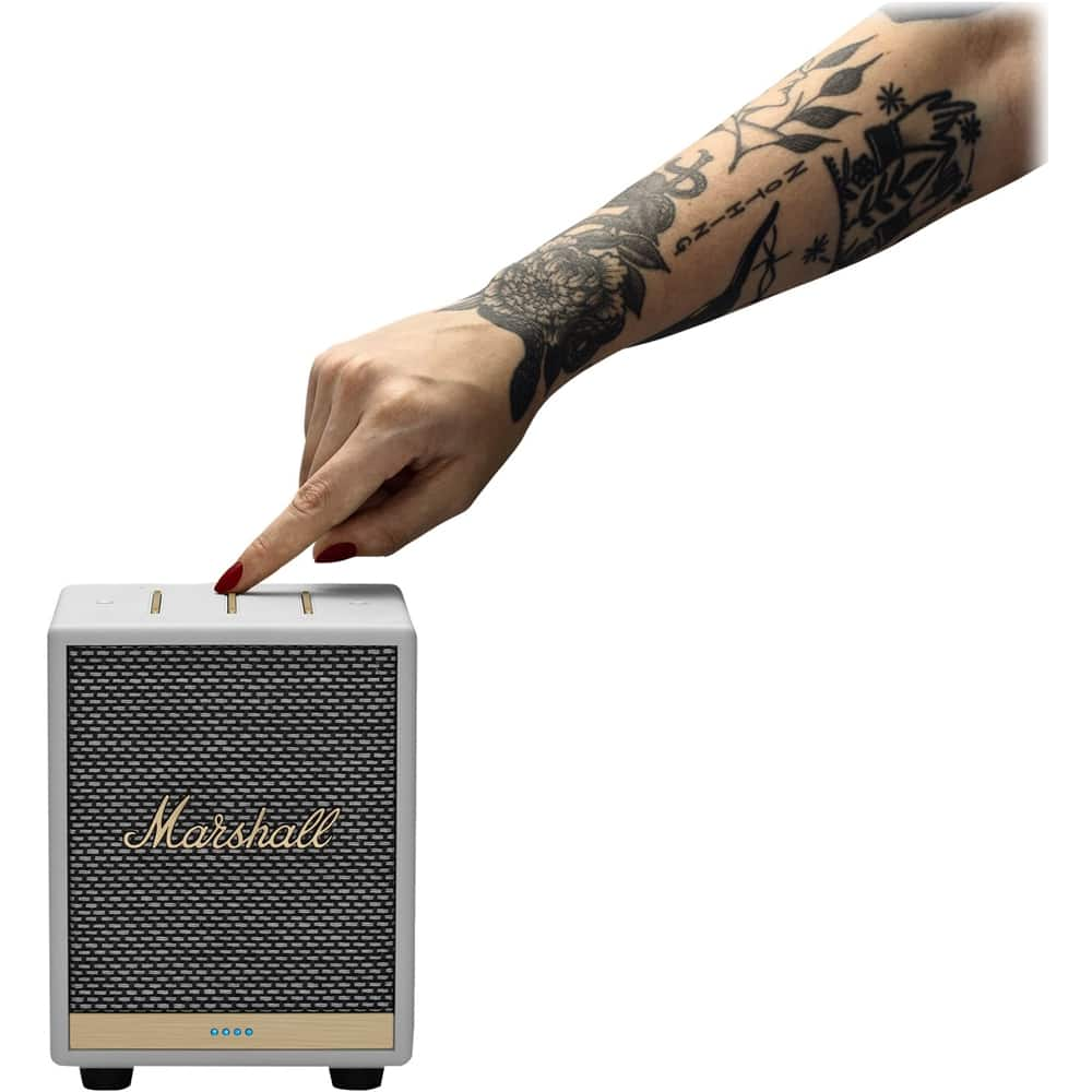 Marshall Uxbridge Smart Speaker with  Alexa Black 1005605 - Best Buy