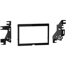 Front. Metra - Dash Kit for Select 2019-2023 Mercedes-Benz Sprinter DDIN - Gloss Black.