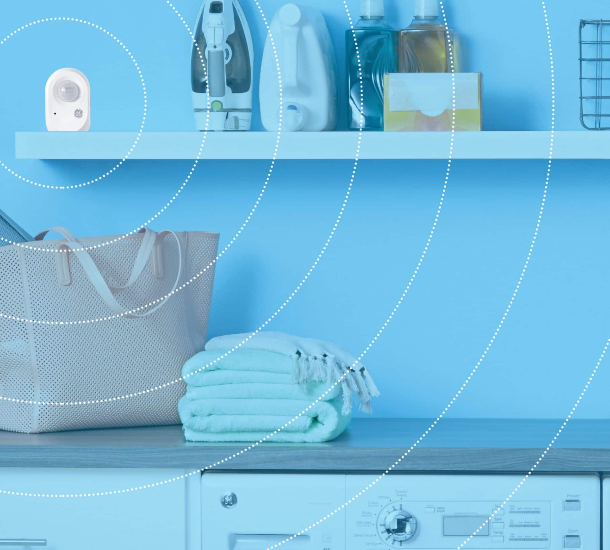 Alt View 15. GE - CYNC Smart Wire-Free Motion Sensor - White.