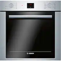 Bosch - 500 Series 24" Built-In Single Electric Convection Wall Oven - Stainless Steel - Front_Zoom