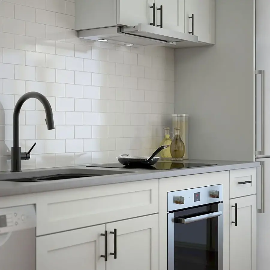 Alt View 17. Bosch - 500 Series 24" Built-In Single Electric Convection Wall Oven - Stainless steel.