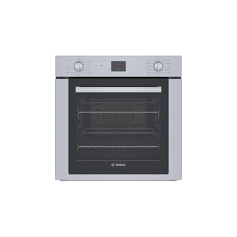 Alt View 1. Bosch - 500 Series 24" Built-In Single Electric Convection Wall Oven - Stainless steel.