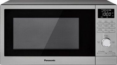 Panasonic - 1.3 Cu. Ft. 1100 Watt SD69LS Microwave with Sensor Cooking - Stainless steel - Front_Zoom