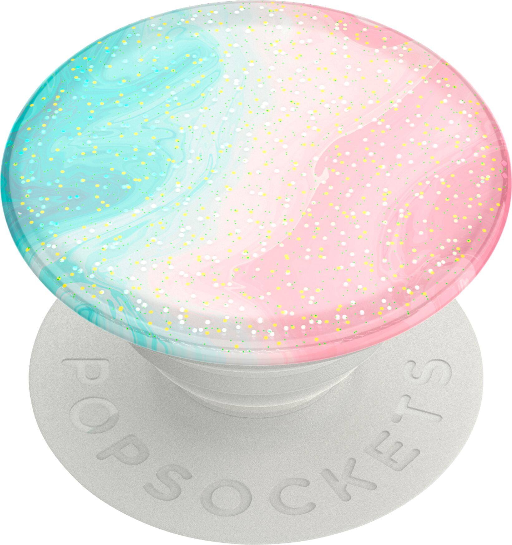 PopSockets - PopGrip - White/Pink/Blue