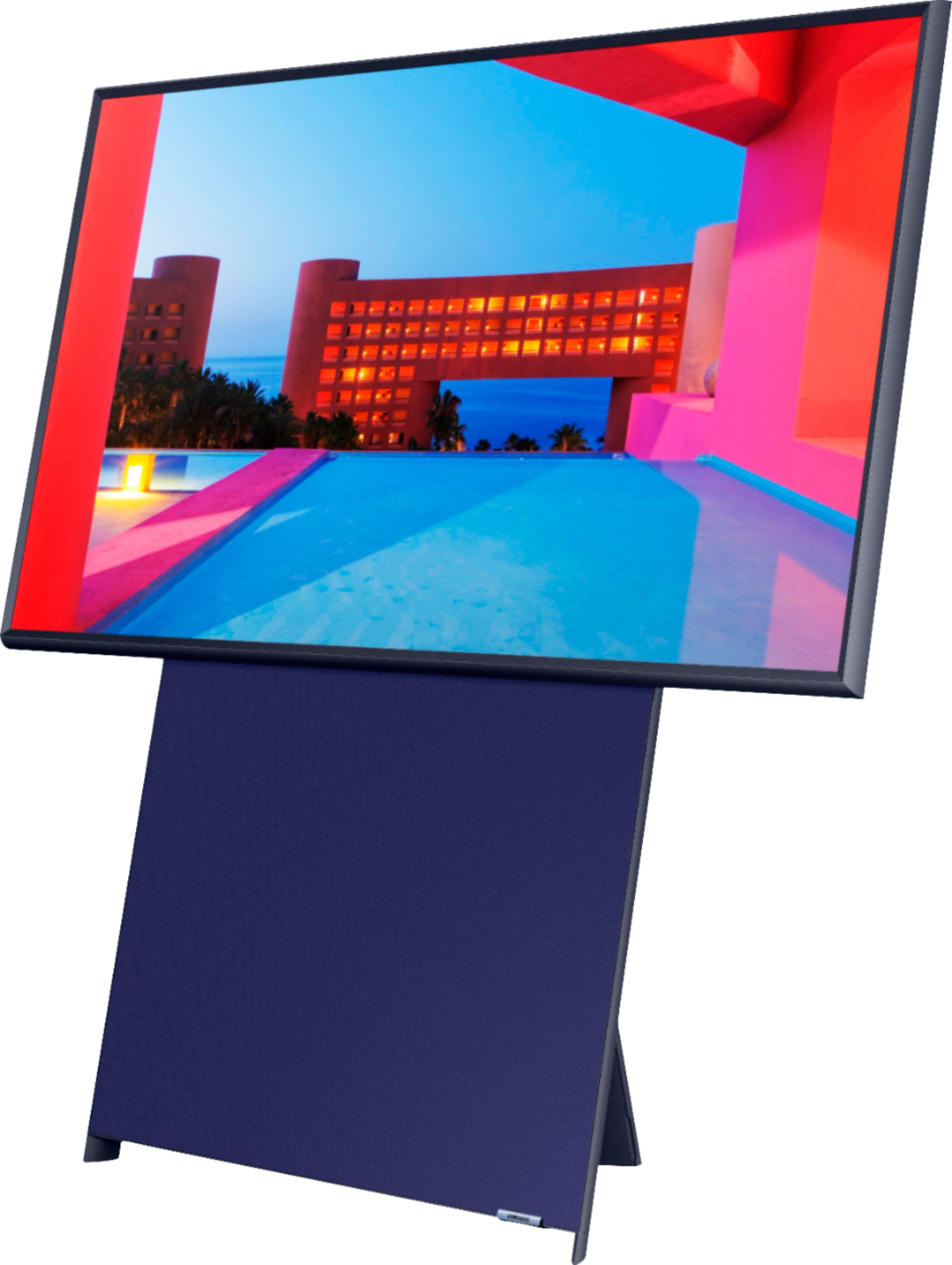 Left View: Samsung - 75" Class The Frame Series LED 4K UHD Smart Tizen TV