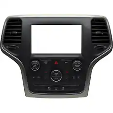 Front. Maestro - Dash Kit for Select 2014-2020 Jeep Cherokee Vehicles - Black.
