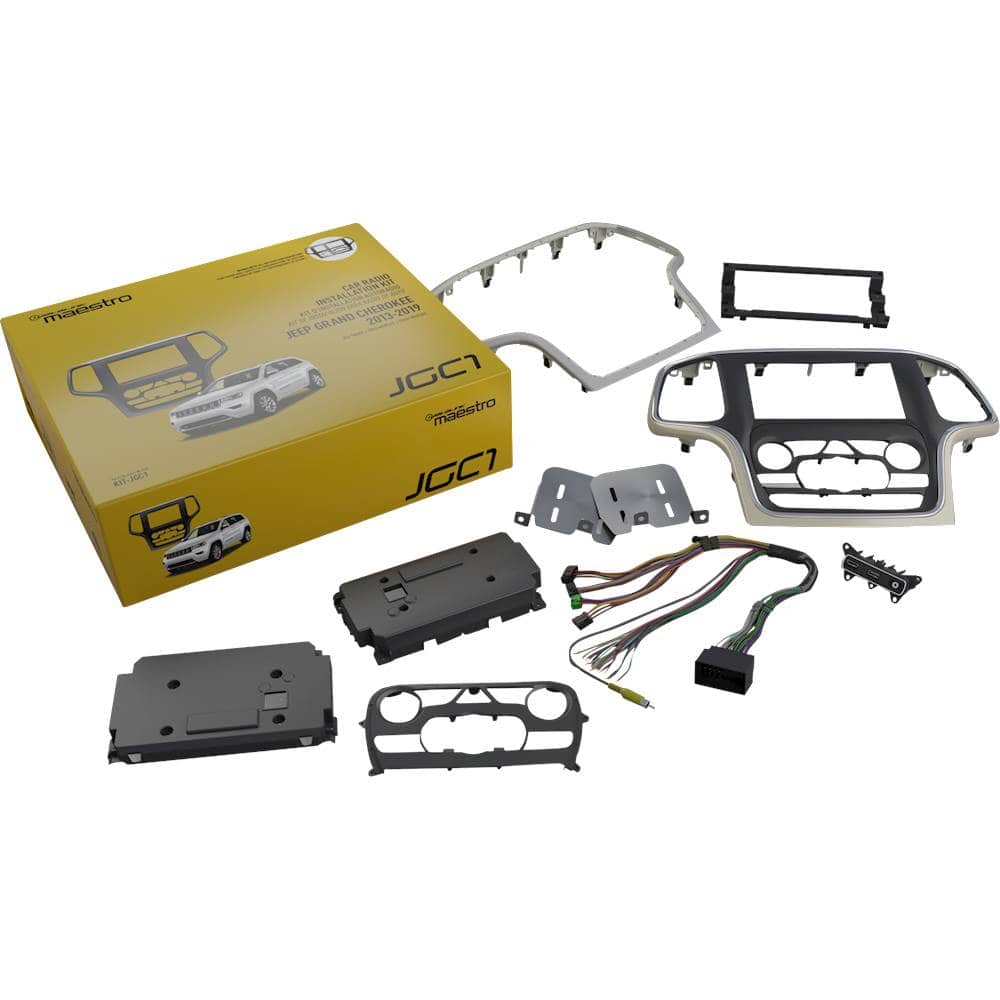 Alt View 11. Maestro - Dash Kit for Select 2014-2020 Jeep Cherokee Vehicles - Black.