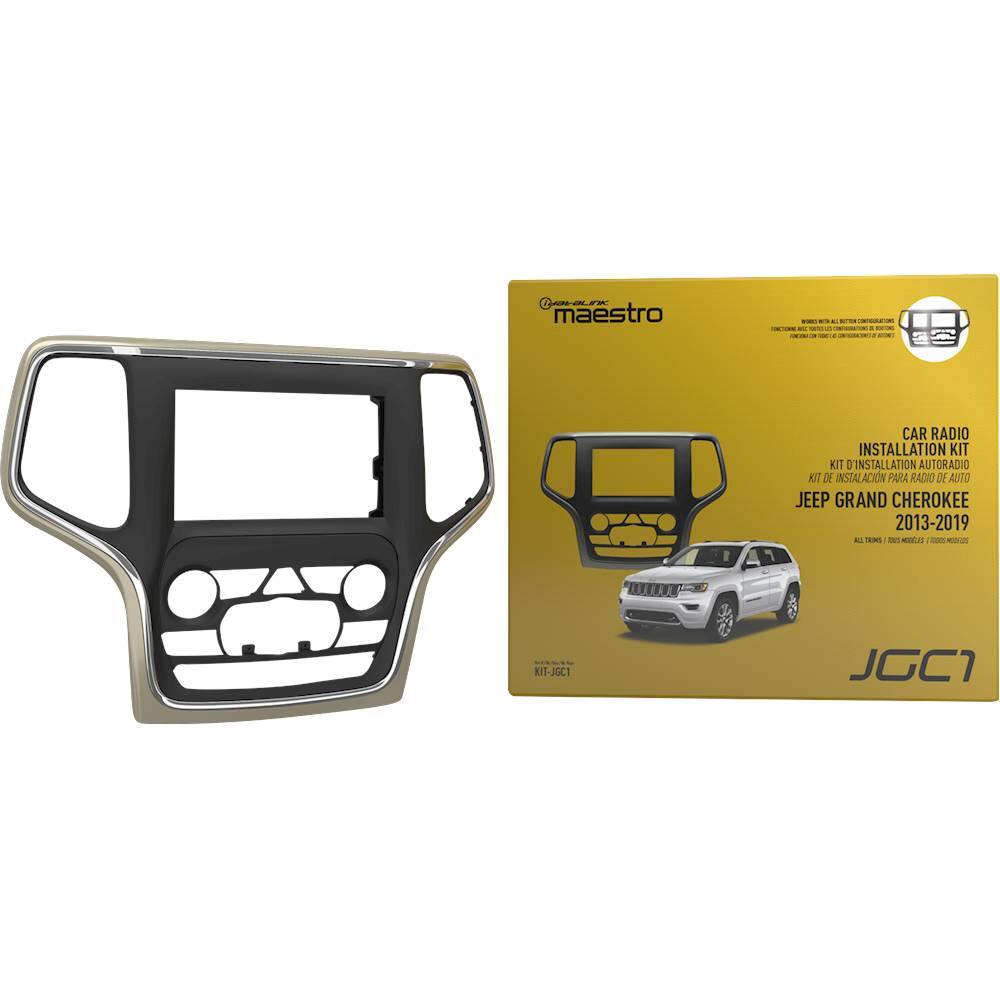 Alt View 12. Maestro - Dash Kit for Select 2014-2020 Jeep Cherokee Vehicles - Black.