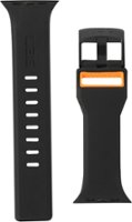 UAG - Scout Silicone Watch Band for Apple Watch 44mm - Black/Orange - Angle_Zoom